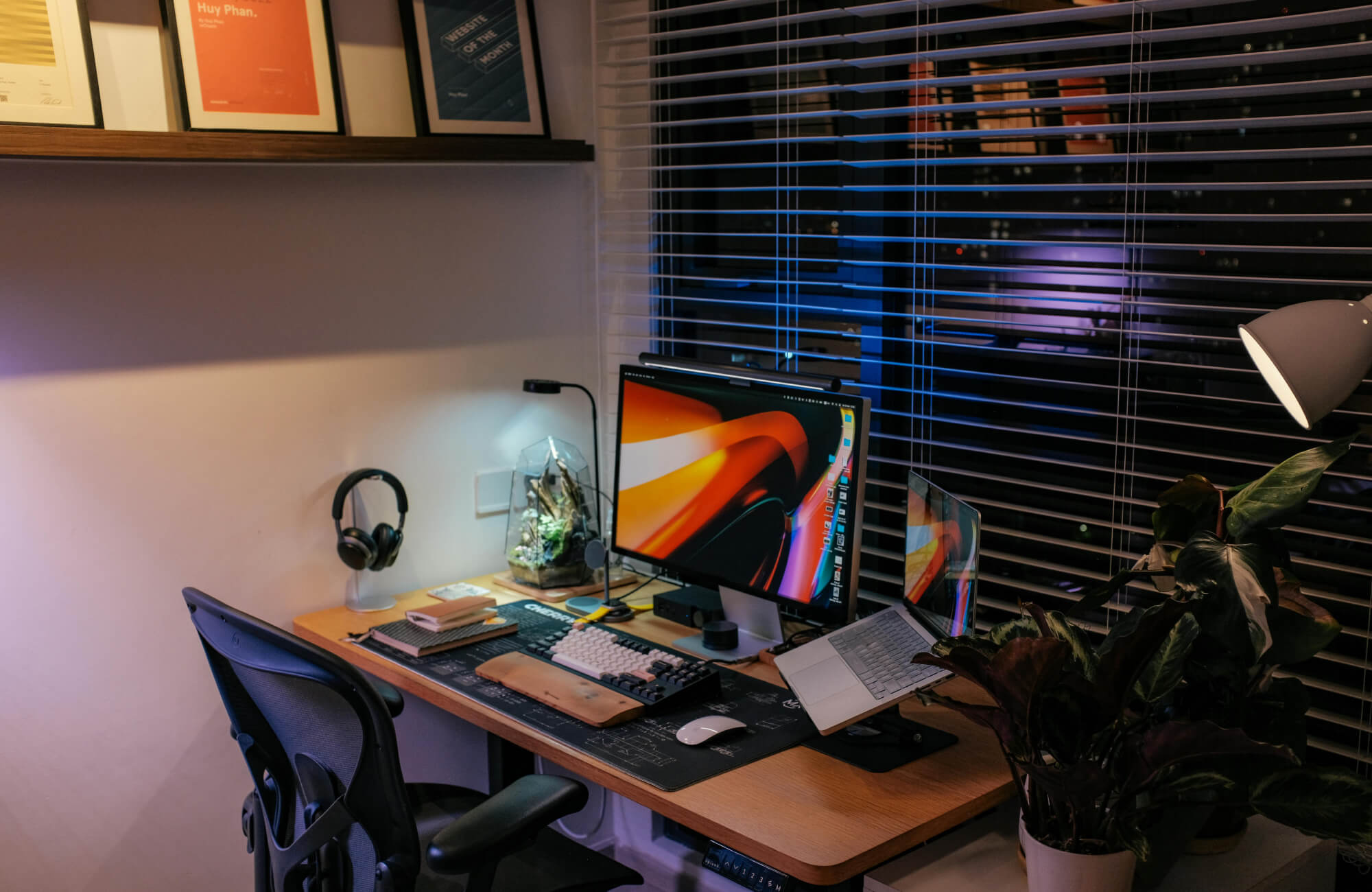 Modern office environment